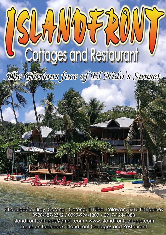 Islandfront Cottages And Restaurant Эль-Нидо Экстерьер фото